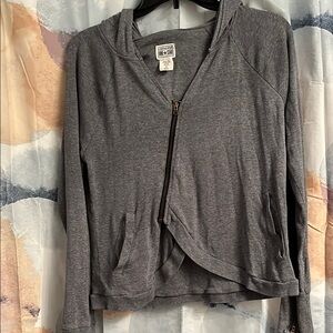 Converse Gray Relaxed Wrap Sweatshirt